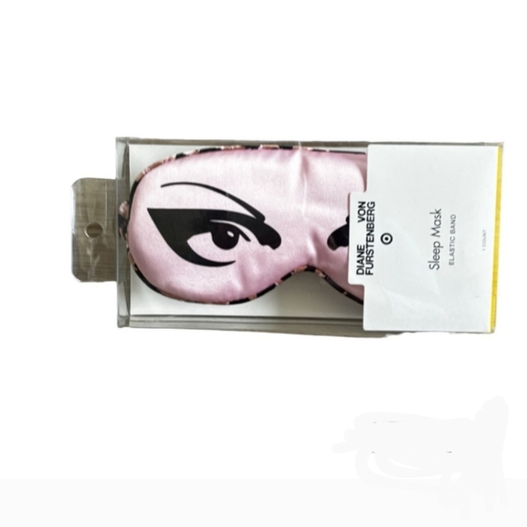 Diane Von Furstenberg x Target Neutral Leopard Sleep Eye Mask - Picture 3 of 3